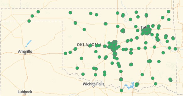 OK Charging Map
